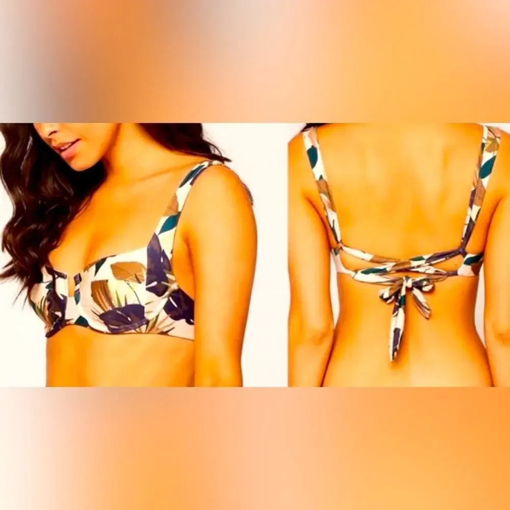 NWT L*Space Camellia Cabana Bikini Set Sugar and Spice small